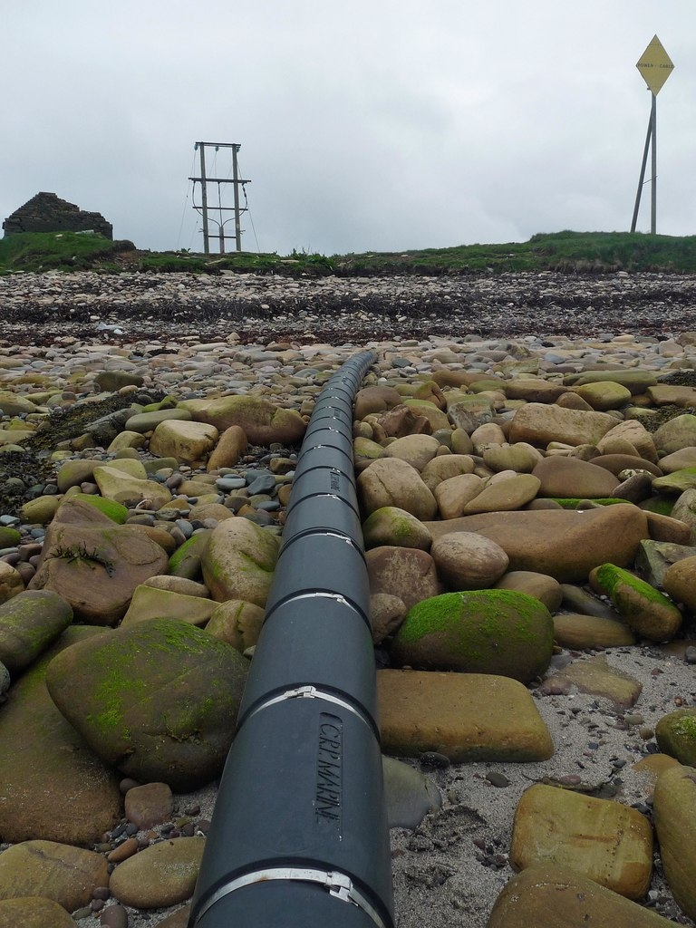 podvodní kabel, Orknejské ostrovy, Velká Britanie, vedení DC, stejnosměrné vedení