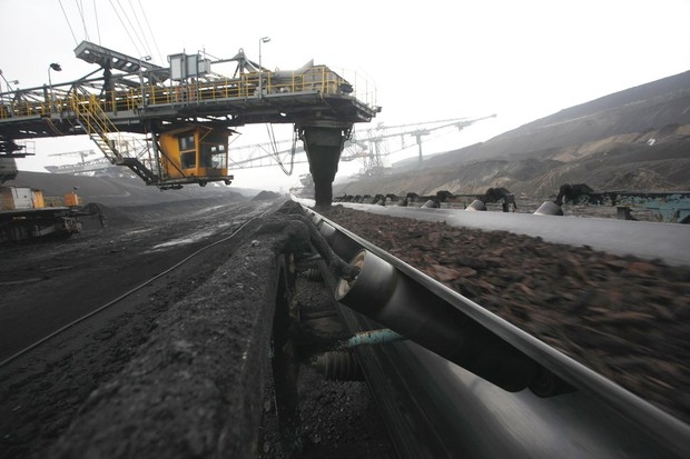 Hnědé uhlí hraje v německém energetickém mixu stále významnou roli. Zdroj: Bloomberg