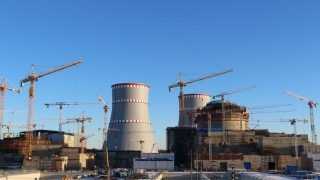 Výstavba nových bloků Leningradské jaderné elektrárny (zdroj Rosatom)