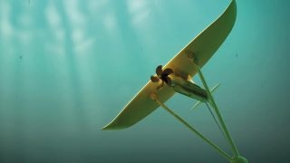 Minesto Deep Green Sea Kite přílivová technologie, elektrárna. Zdroj minesto