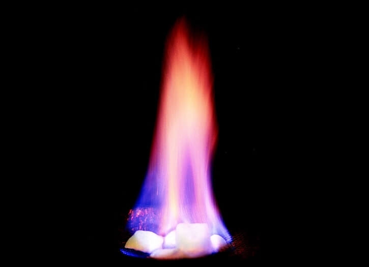 Hořící krystaly metan hydrátu