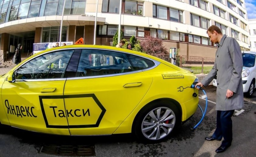 Taxi ruské společnosti Yandex