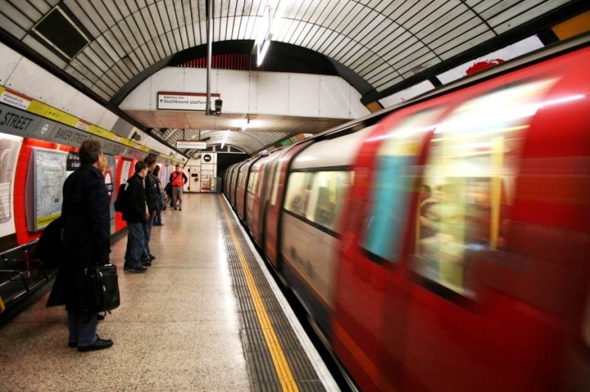Londýnské metro. Zdroj: PeakPX