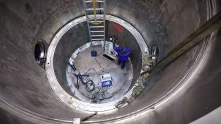 Zkušební montáž výzkumného reaktoru MBIR