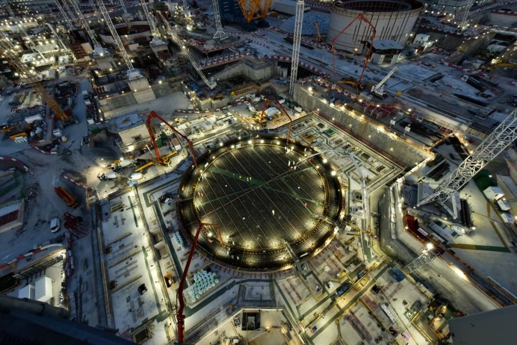 Výstavba jaderné elektrárny Hinkley Point C. Zdroj: EDF Energy