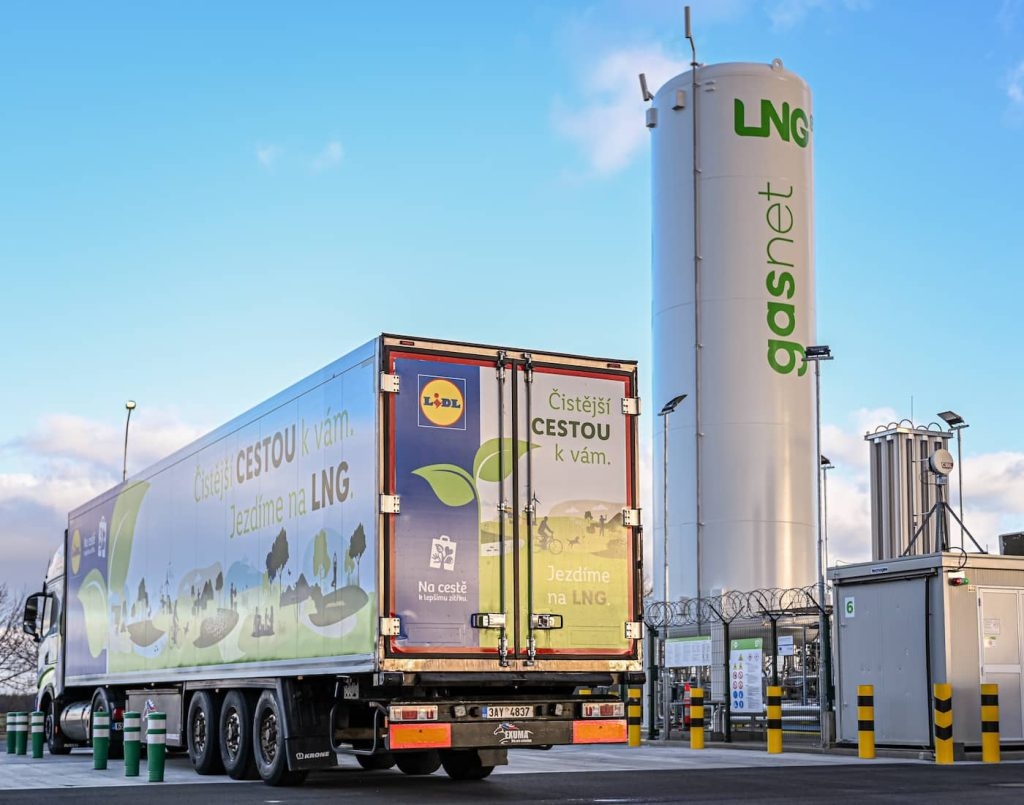 bioLNG pro nákladní dopravu. Zdroj: GasNet