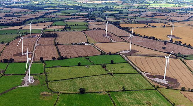 Větrný park Pen y Cymoedd společnosti Vattenfall ve Walesu. Zdroj: Vattenfall