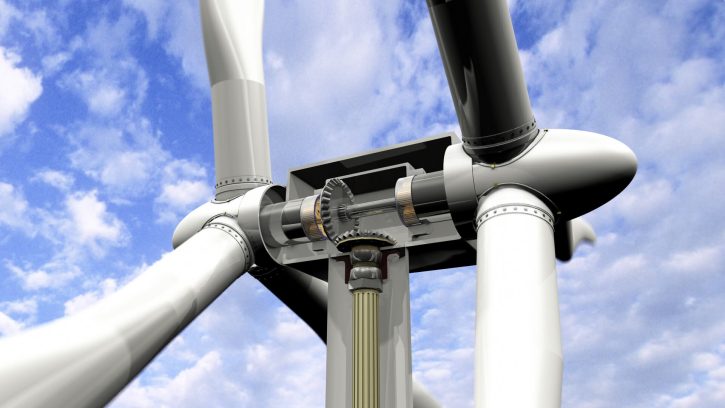 Větrná elektrárna s dvěma rotory. zdroj: http://www.airgenesiswind.com/