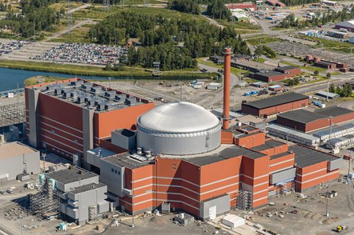 Jaderný blok Olkiluoto 3 s reaktorem EPR by měl být uveden do provozu v roce 2018 (zdroj TVO).