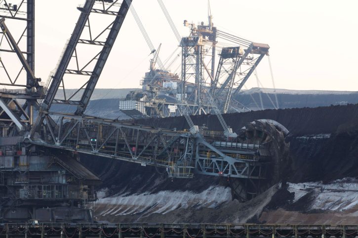 Hnědouhelný lom Garzweiler (Germany) lignite. Zdroj: RWE
