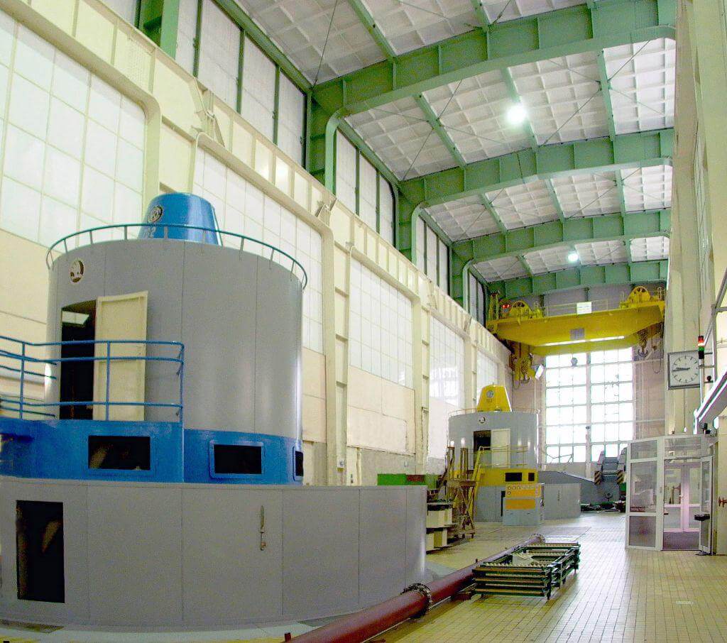 vnitř elektrárny Orlík (zdroj ČEZ)