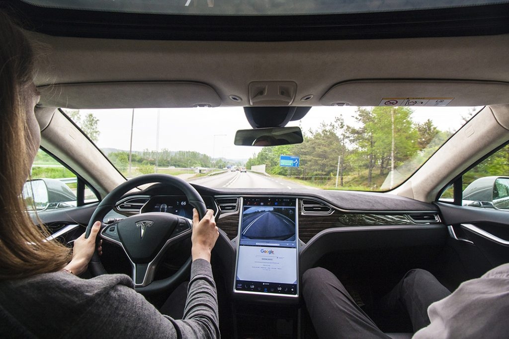 Tesla Model S P90D 2015 v Göteborgu, foto: Tomáš Jirka