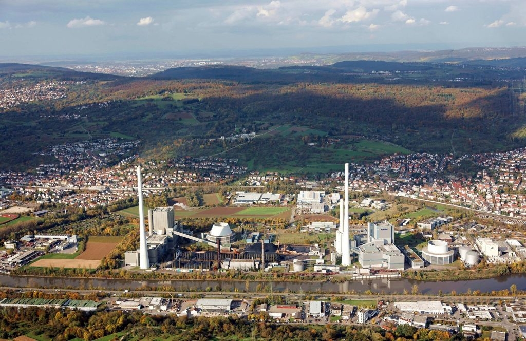 Německá černouhelná elektrárna Altbach/Deizisau