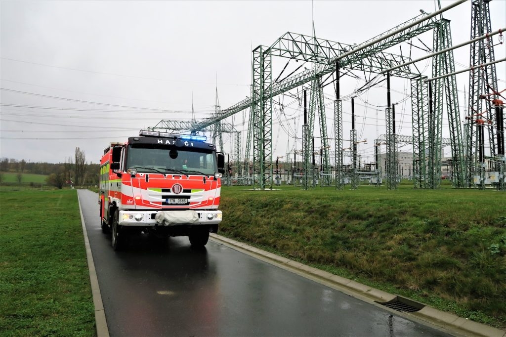 ČEPS nacvičovala likvidaci havárie transformátoru