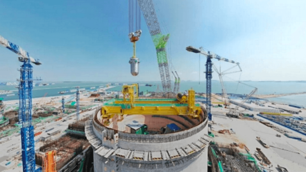 Výstavba elektrárny Zhangzhou 1.