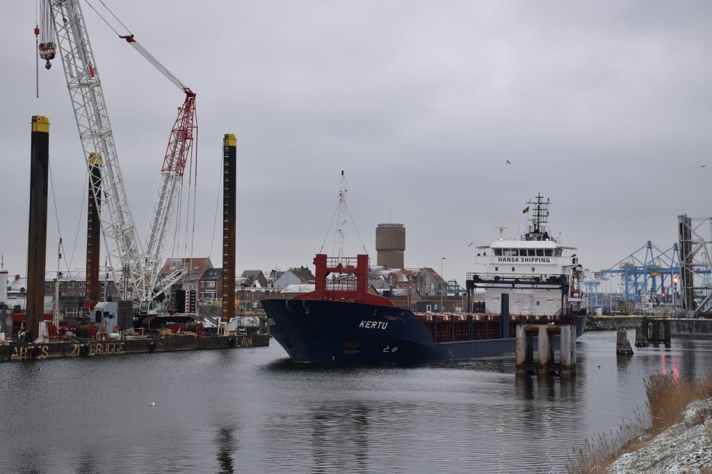 Přístav Zeebrugge v Belgii