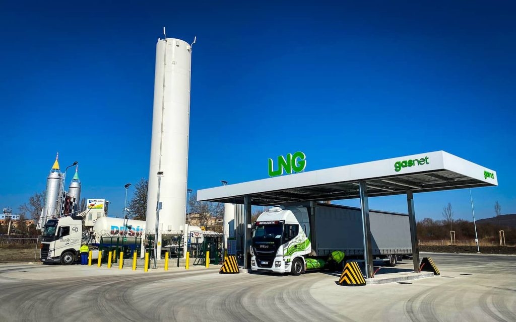 LNG čerpací stanice v Kosmonosech