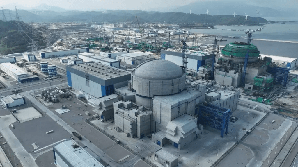 První blok jaderné elektrárny Zhangzhou 1. Zdroj: CNNC
