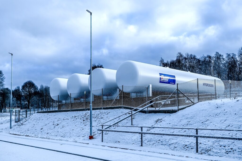 Zásobník vodíku. Zdroj: GasNet
