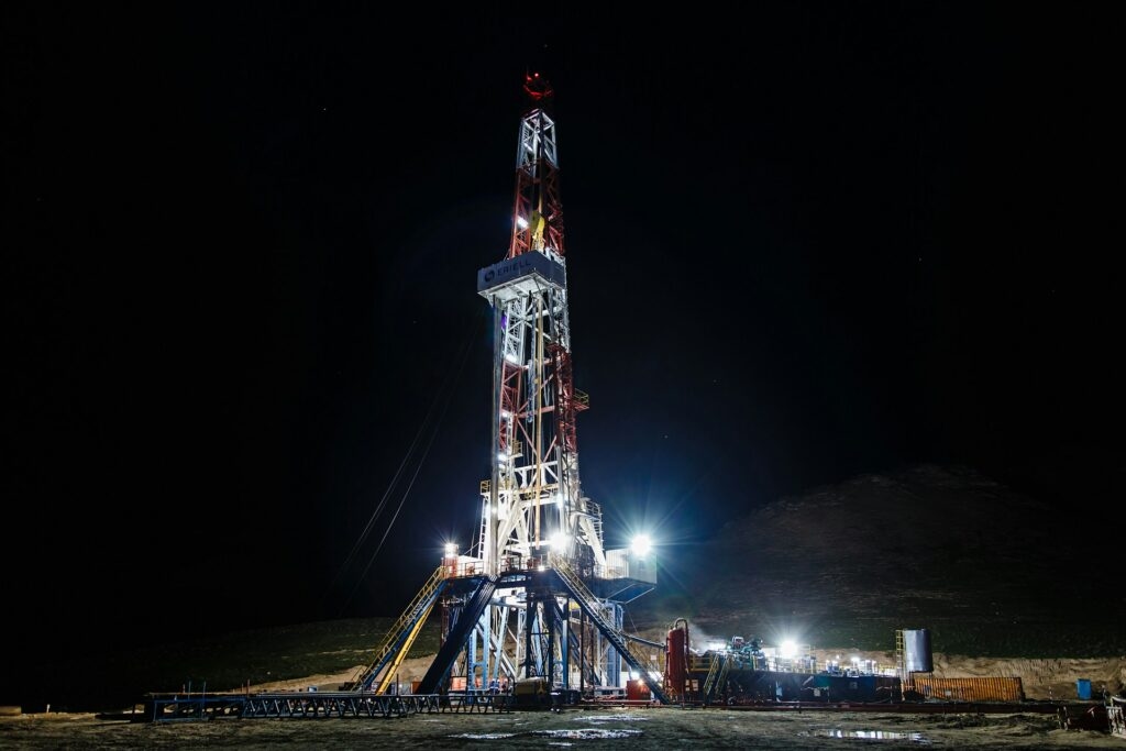 oil, production, rig, gas