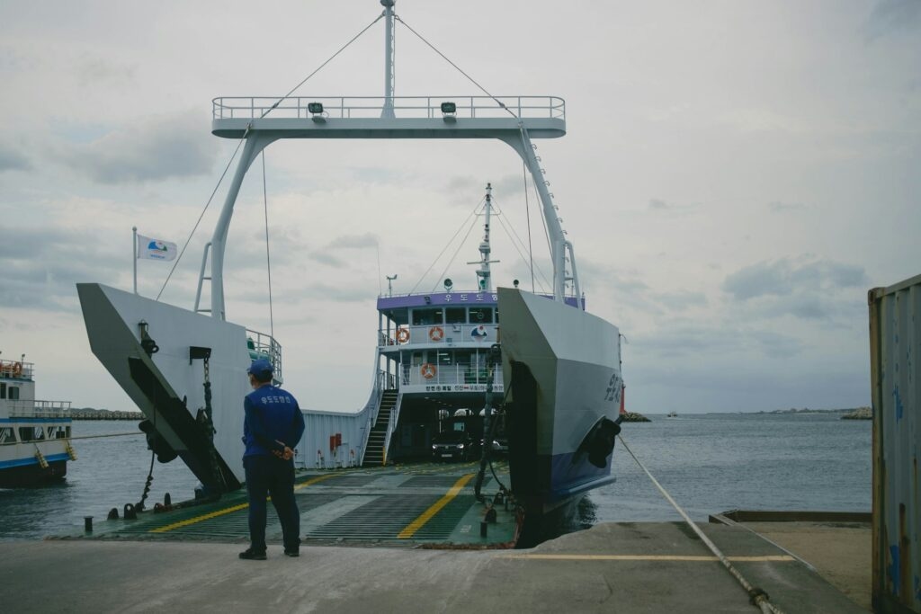 trajekt, ferry, cars, ship