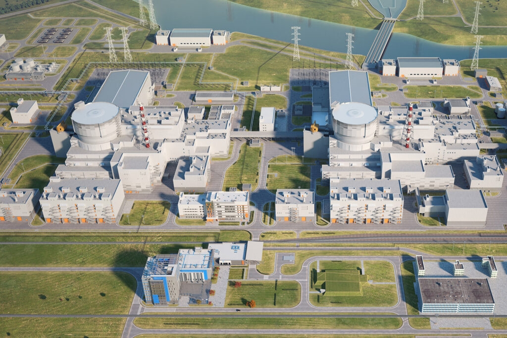 Projekt jaderné elektrárny Pakš 2. Zdroj: Paks II Ltd.