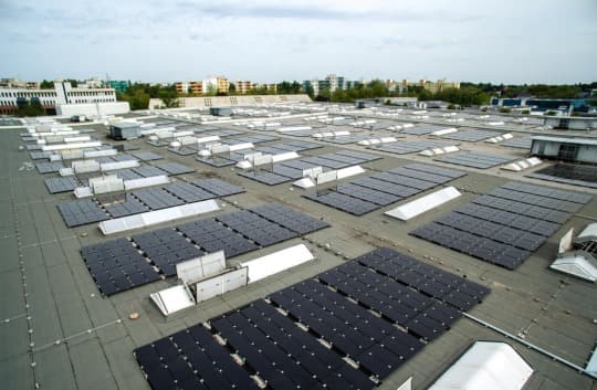Solární elektrárna a plynový cyklus