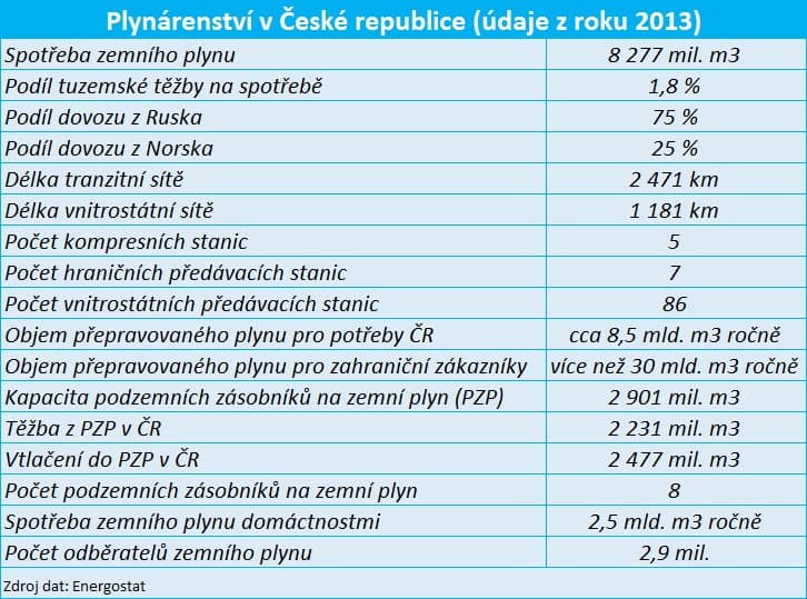 statistika plyn