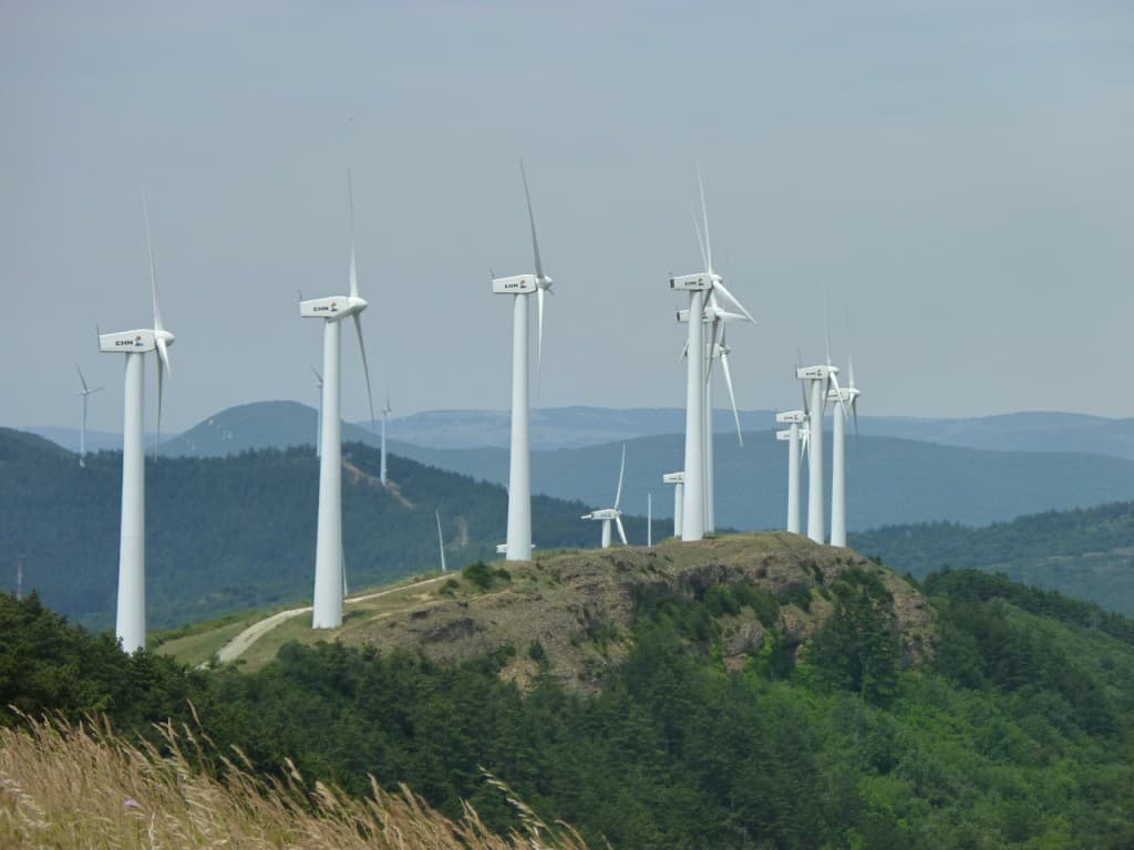 větrné elektrárny