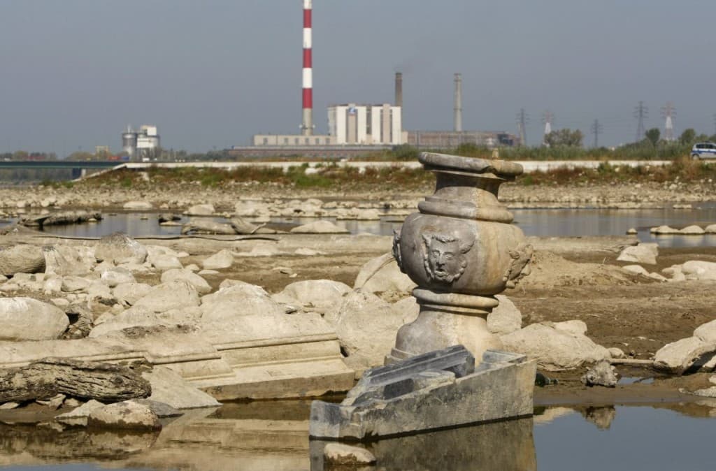 řeka vistula v polsku sucho