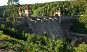 Vodní nádrž Les Království na Labi