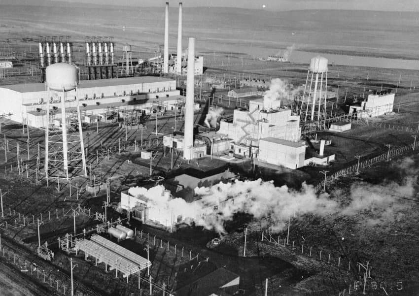 Hanford site - Reaktor B; Zdroj: US DoE