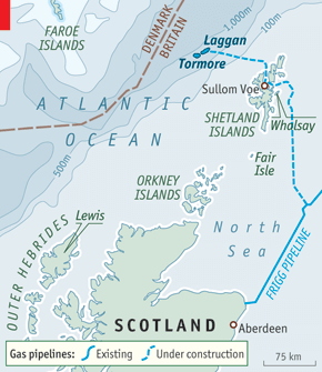 Mapa Laggan Tormore