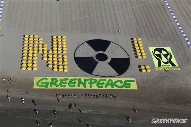 Protesty Greenpeace; Zdroj: Greenpeace