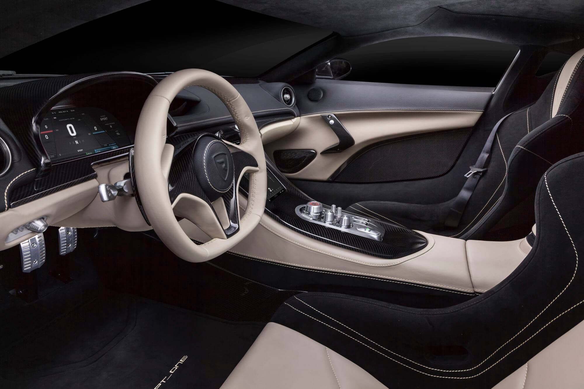 Rimac One: interiér, zdroj: Rimac Automobili