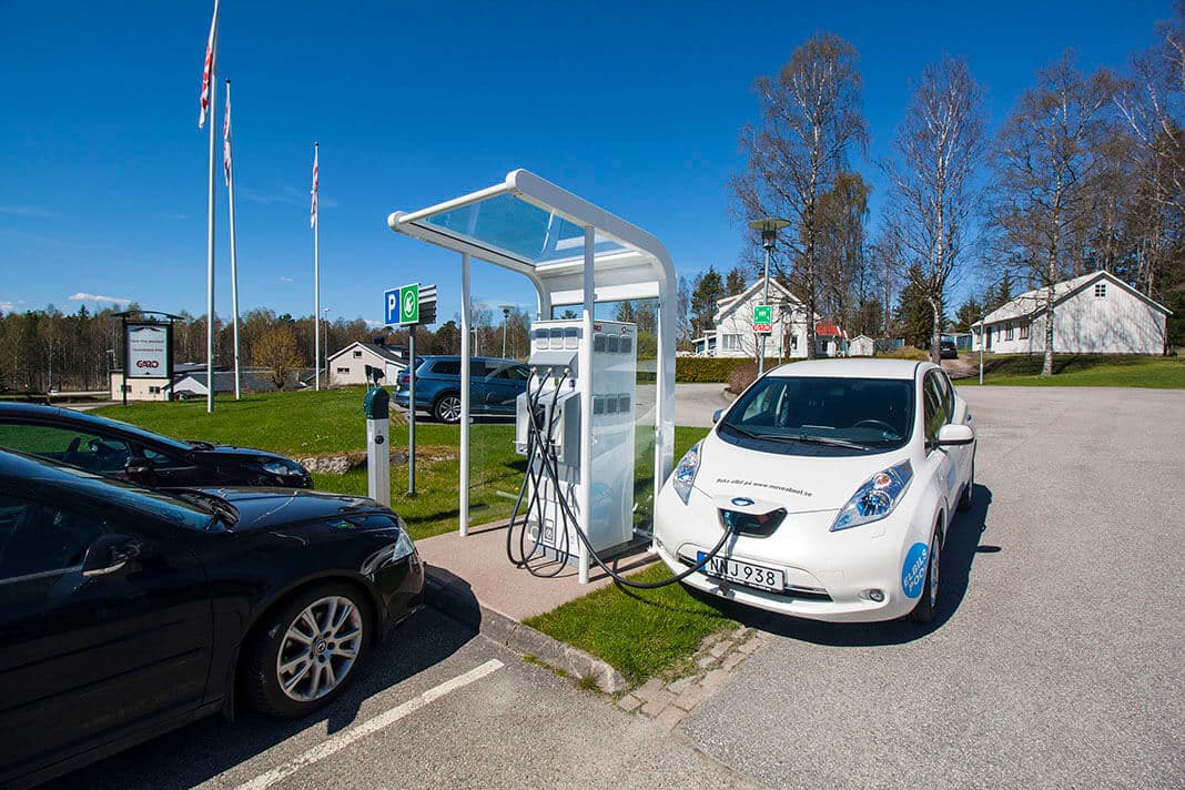 Nissan LEAF zapůjčený od švédské půjčovny elektromobilů MoveAbout.se, foto: Tomáš Jirka