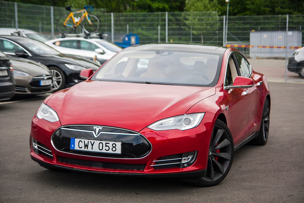 Tesla Model S P90D 2015 v Göteborgu, foto: Tomáš Jirka