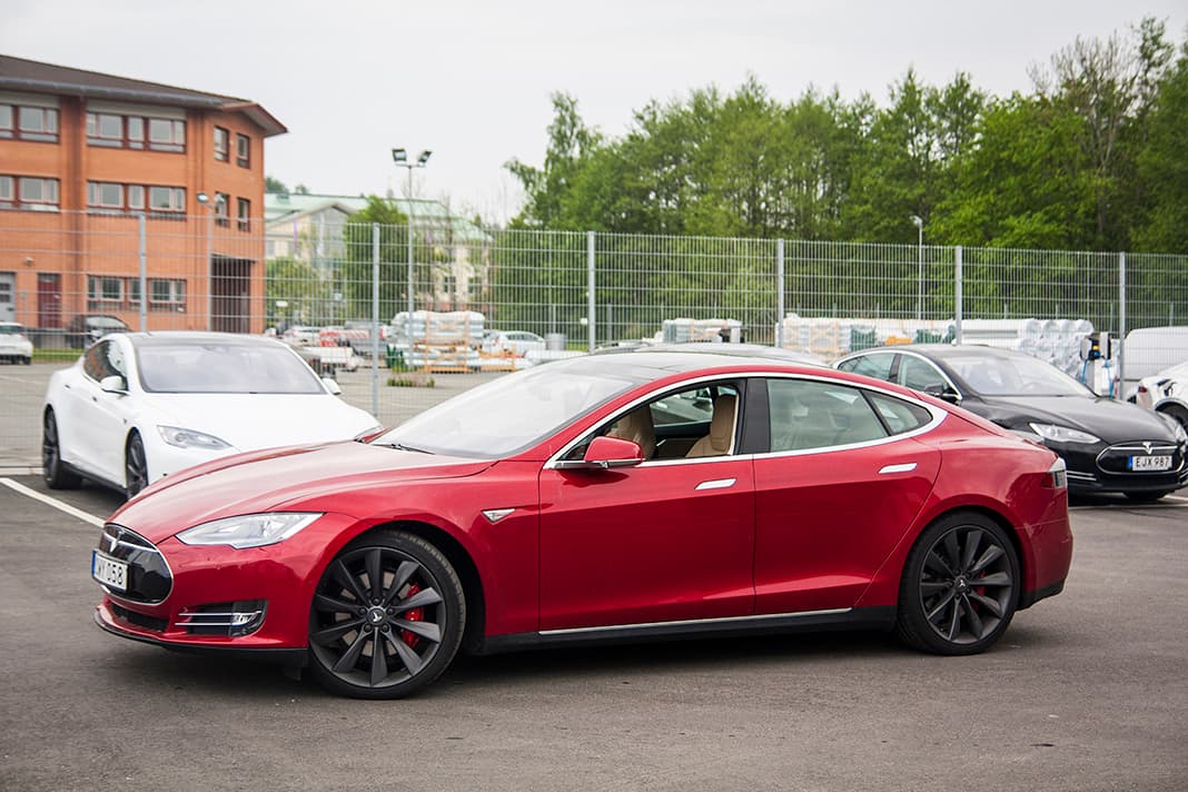 Tesla Model S P90D 2015 v Göteborgu, foto: Tomáš Jirka