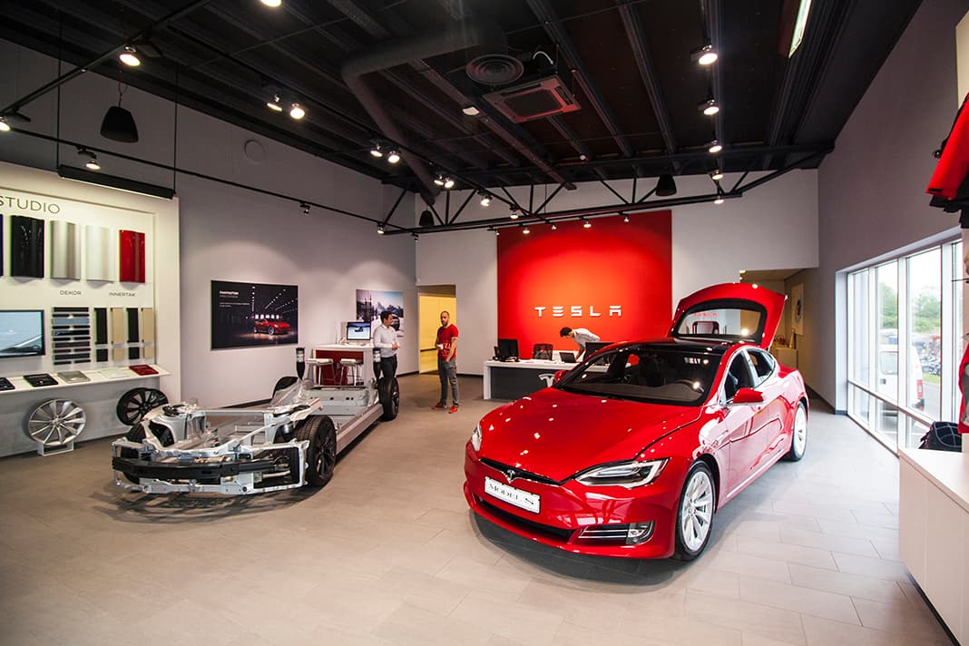 Tesla Store Göteborg, foto: Tomáš Jirka