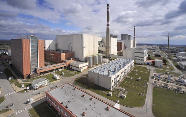 Jaderná elektrárna Dukovany. Zdroj: ČEZ