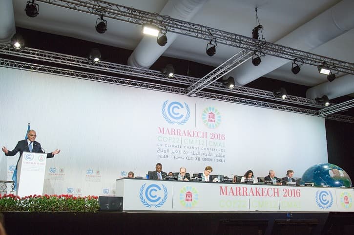 Klimatická konference COP 22 v Marrakéši