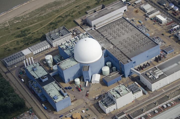 Britská jaderná elektrárna Sizewell B
