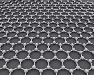 Grafen je tvořen atomy uhlíky, které jsou uspořádány do tenké vrstvy o tloušťce jediného atomu. Autor: CORE-Materials