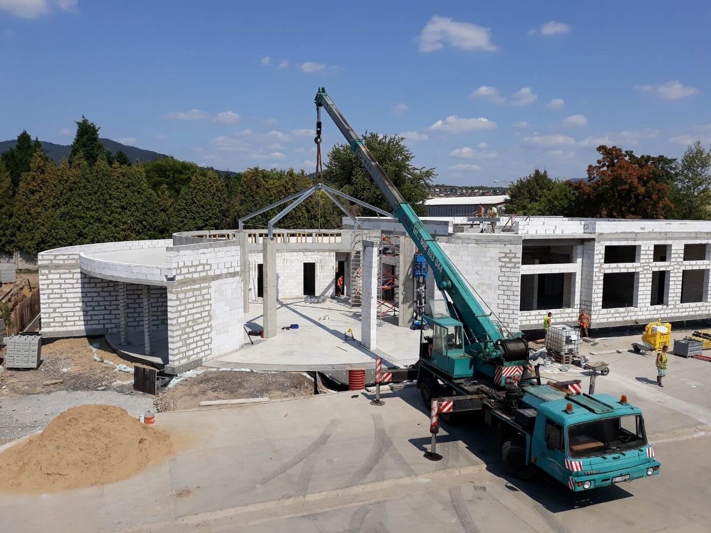 Budování nového centra pro výzkum geotermální energie v Litoměřicích (zdroj RINGEN).