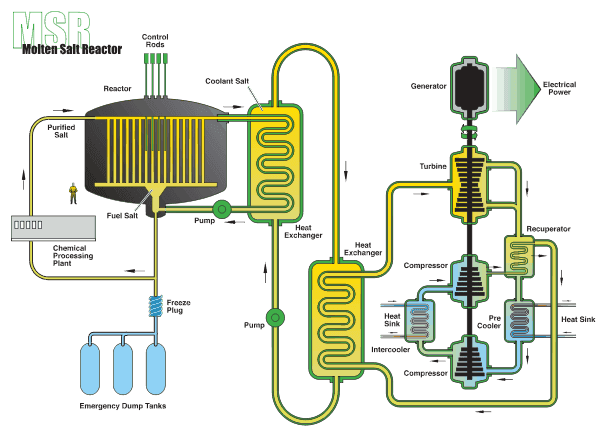 Technologie reaktorů chlazených roztavenými solemi 