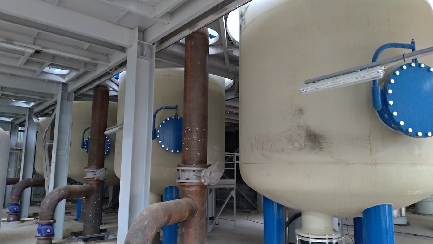 Čtyři 40 MW elektrokotle v teplárně v Minsku.