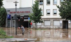 Povodně v Německu ovlivnily výrobu uhelné elektrárny Weisweiler a řady vodních elektráren