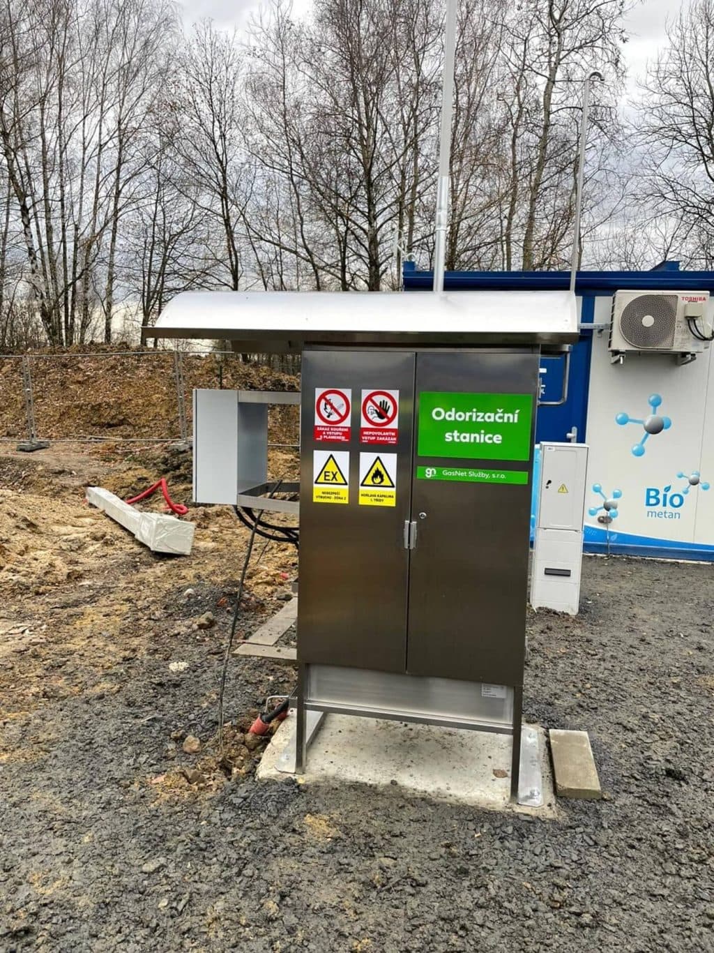 Výstavba infrastruktury: připojení bioplynové stanice Horní Suchá na distribuční plynovod