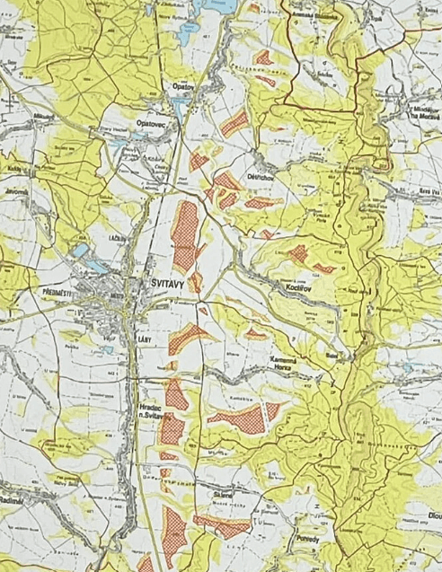 Lokality pro výstavbu větrných elektráren v mikroregionu Svitavsko 