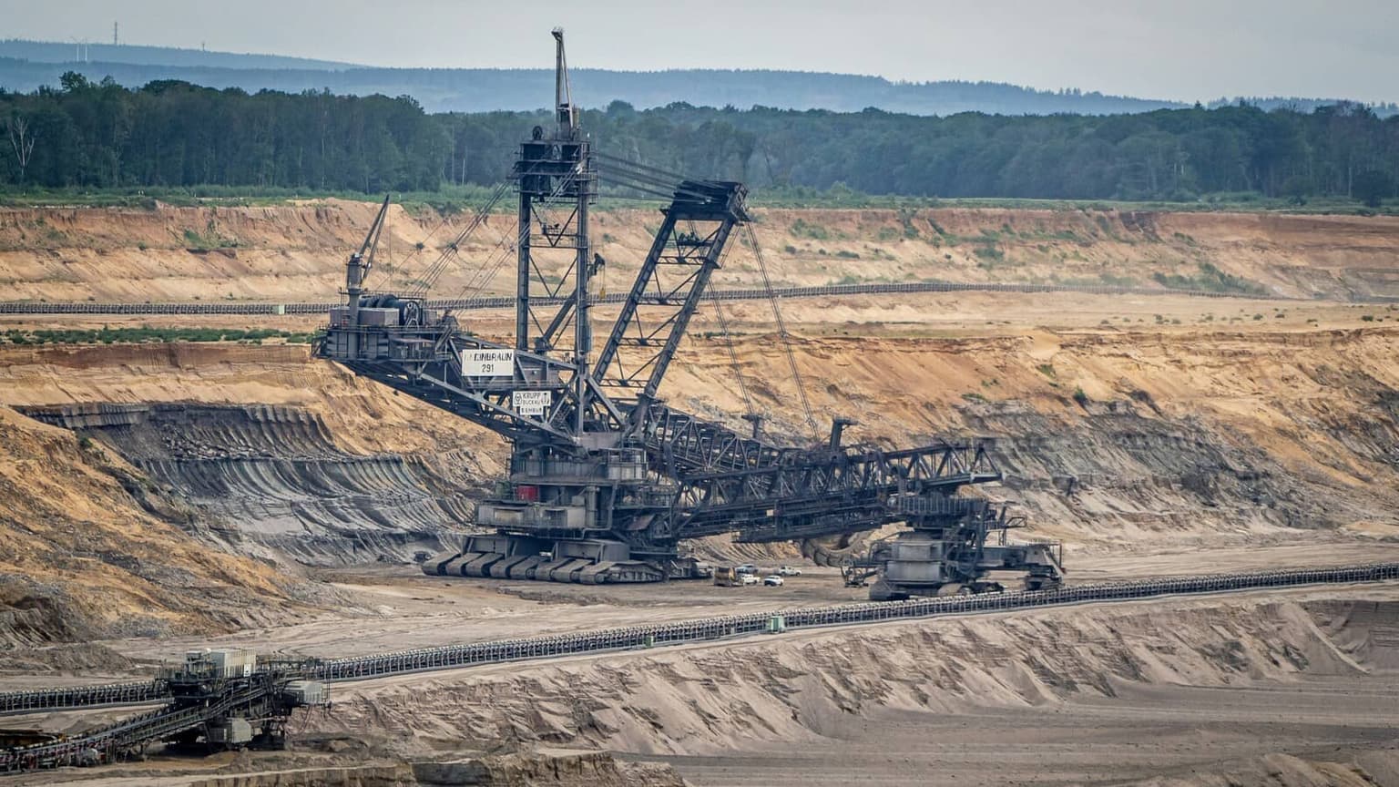 uhelný důl, cola mine, uhlí, lom